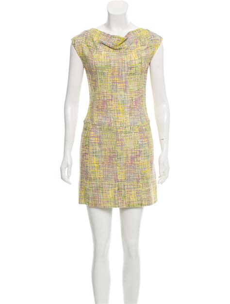 chanel tweed dress 2016|chanel tweed vintage dress.